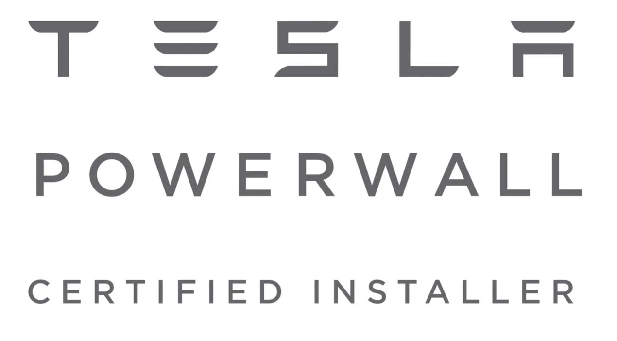 Tesla Powerwall Certified Installer badge